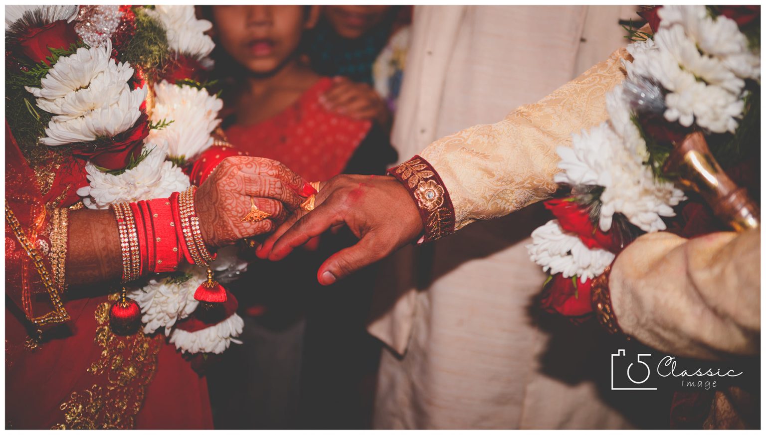 nepali wedding - bride-groom- ring exchange